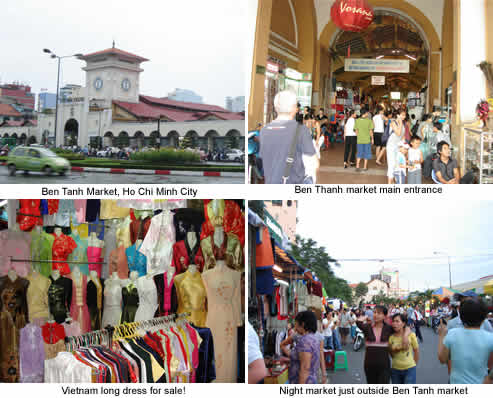 ben thanh market at ho chi minh city or saigon