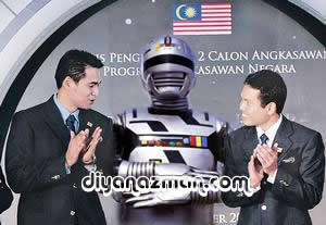 Angkasawan Malaysia and Space Cop Gaban