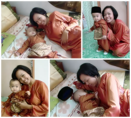 Baby 1st eid mubarak selamat hari raya baju raya 