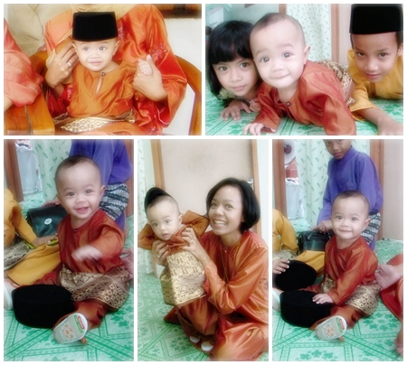 baby mikael 1st hari raya