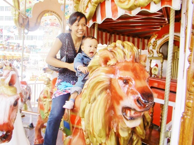riding the lion