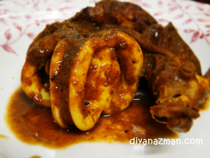 sotong bakar roasted cuttlefish