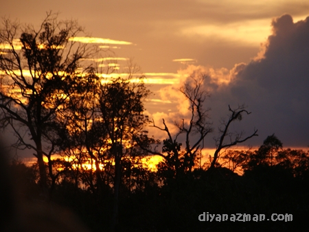 senja di sabah