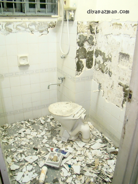 torn down bathroom 21April