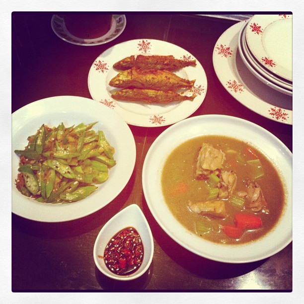[Instagram] Dinner for three #malayfood