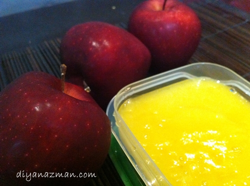 apple and celery puree