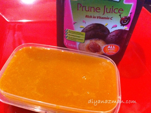 carrot with prune juice]