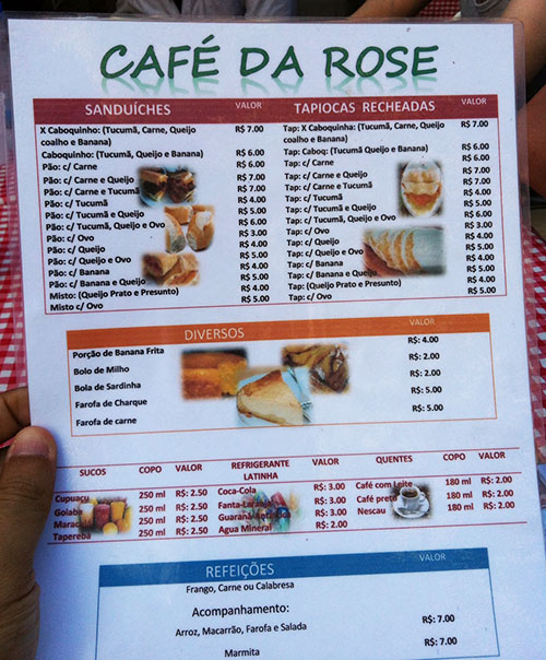 cafe da rose, manaus, brazil