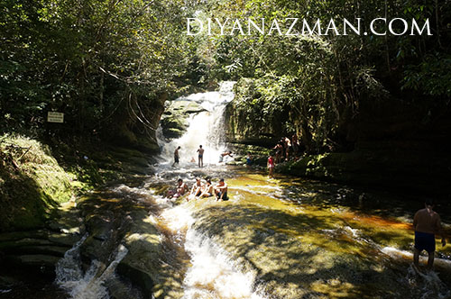 amazonas waterfall, CACHOEIRA DO SANTUÁRIO