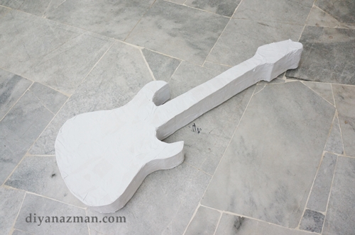 how to make an electric guitar pinata