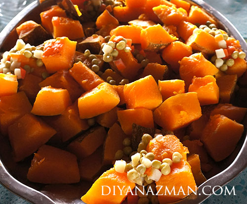 mixed vegetables pumpkin