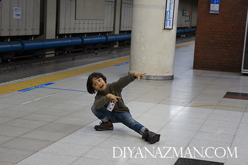 Miki at Tokyo station