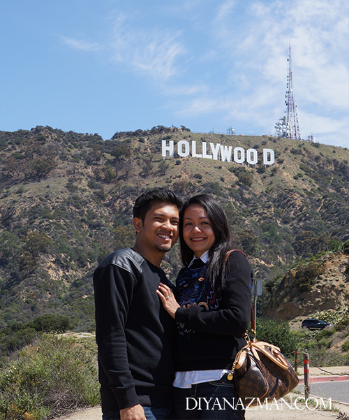 los ángeles hollywood sign in spring