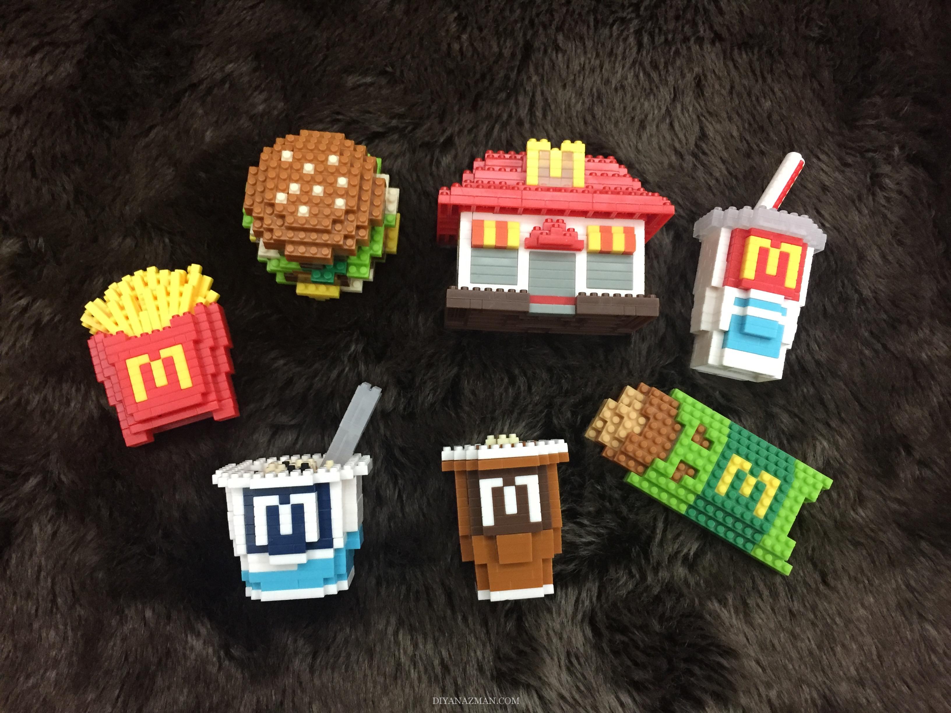 Cold Cup McDonald's x Nanoblock 2015 Food Icon Malaysia 